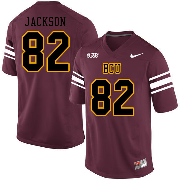 Men-Youth #82 Jalen Jackson Bethune-Cookman Wildcats 2023 College Football Jerseys Stitched-Maroon